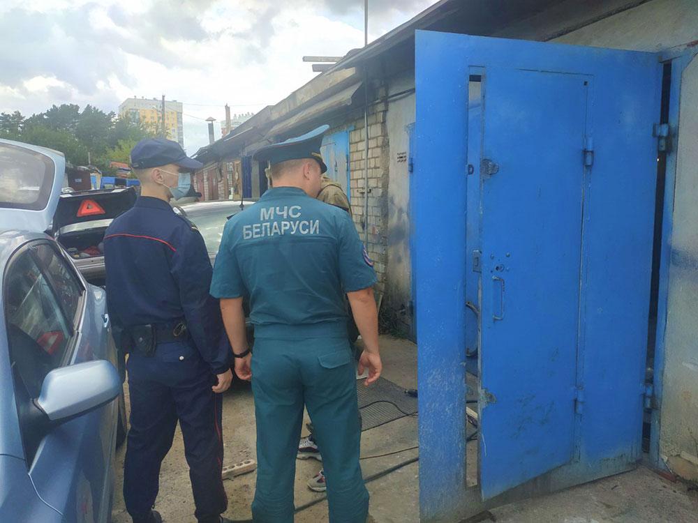 Партизанский район. Совместный рейд по гаражным кооперативам.