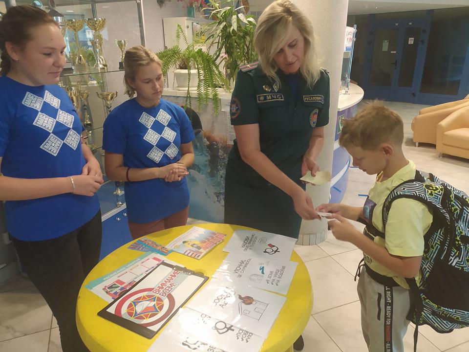 Партизанский район. О безопасности – посетителям СОК «Трактор»