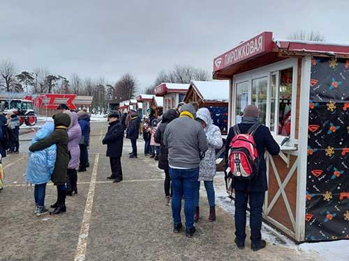 Новогодние мероприятия продолжаются в Партизанском районе г.Минска
