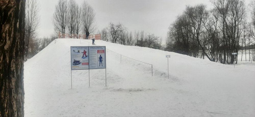 В городском сиотре-конекрсе снежная горка Партизанского района г. Минска по ул. Климова заняла 3 место. 
