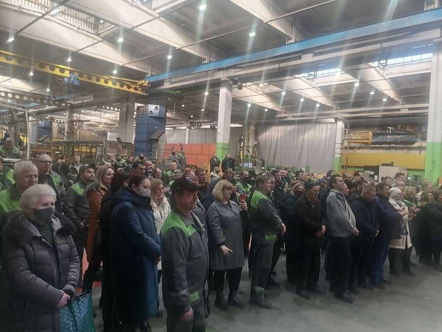 Сегодня на ОАО "Белкоммунмаш" состоялась диалоговая площадка "Конституция будущее вместе"