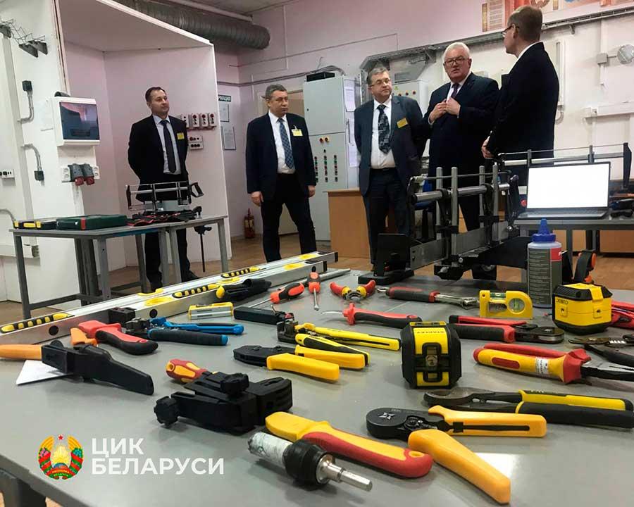 Встреча Игоря Карпенко с педагогами и учащимися Минского государственного профессионально-технического колледжа монтажных и подъемно-транспортных работ