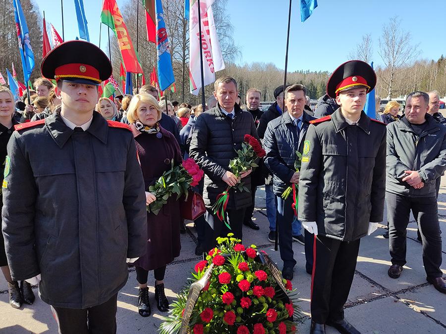 Партизанский район г.Минска принял участие в торжественном мероприятии посвященном памяти трагической гибели жителей Хатыни