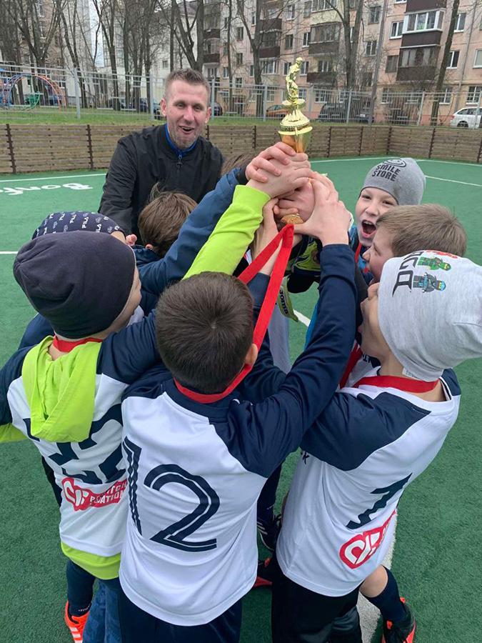 В рамках районных соревнований по футболу «Кожаный мяч»