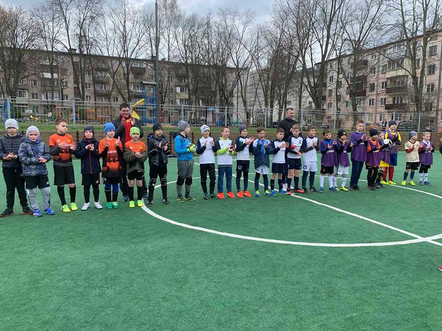 В рамках районных соревнований по футболу «Кожаный мяч»