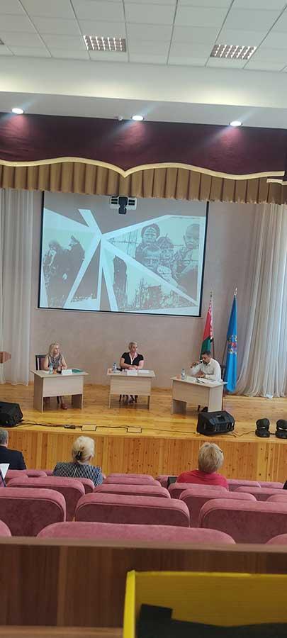 «Политика геноцида и «выжженной земли» - план уничтожения Беларуси!» - тема диалоговой площадки, состоявшейся в колледже монтажных и подъёмно – транспортных работ