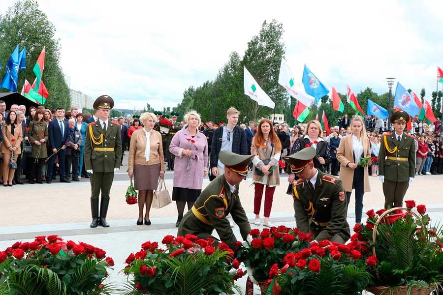Митинг в мемориальном комплексе «Тростенец»