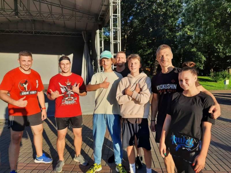 День здоровья и спорта завершился тренировкой в Центральном парке Горького