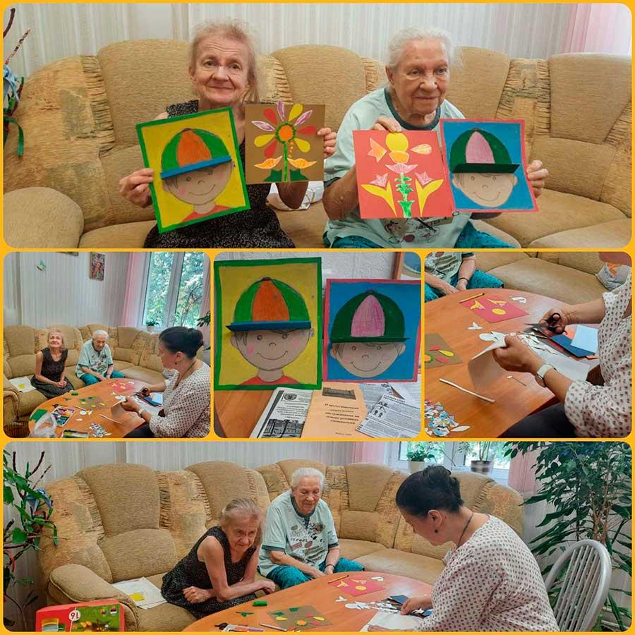 Отделением дневного пребывания для граждан пожилого возраста ГУ «ТЦСОН Партизанского района г.Минска» в рамках работы с гражданами, лишенными дееспособности организованы занятия творчеством с элементами арт-терапии