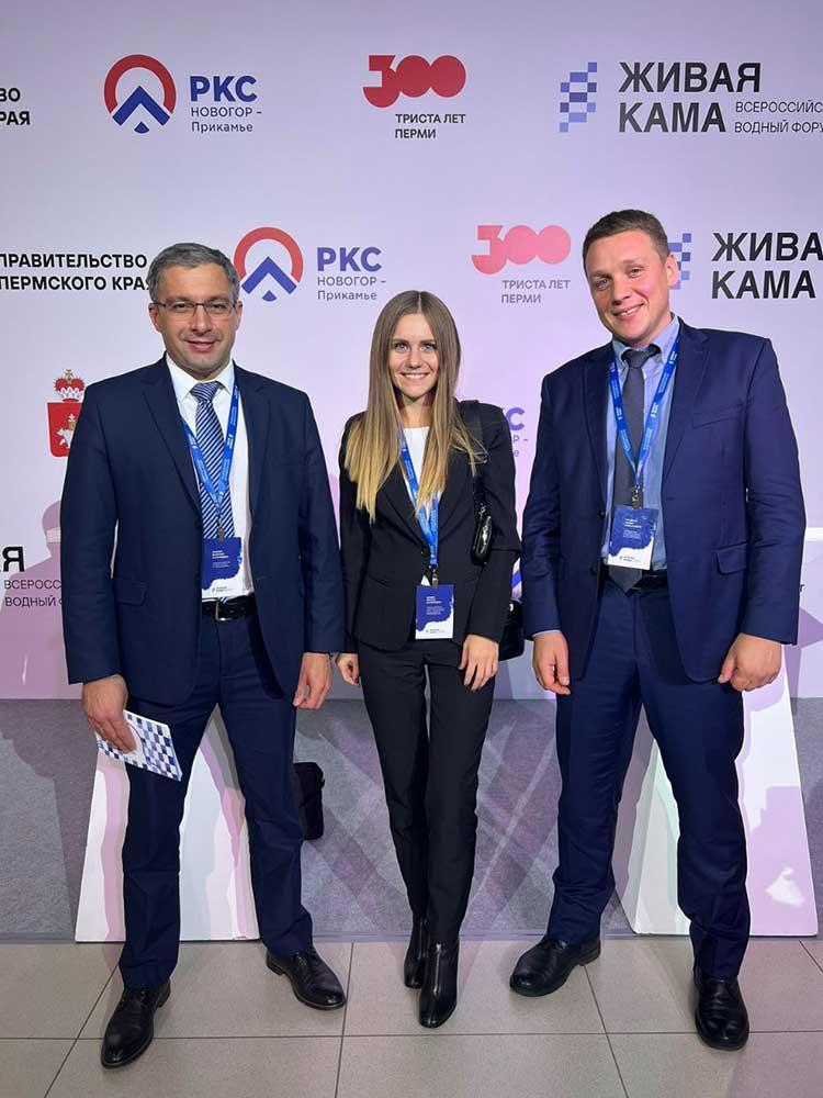 Руководители УП «Минскводоканал» по приглашению губернатора Пермского края посетили Всероссийский водный форум «Живая Кама», г.Пермь