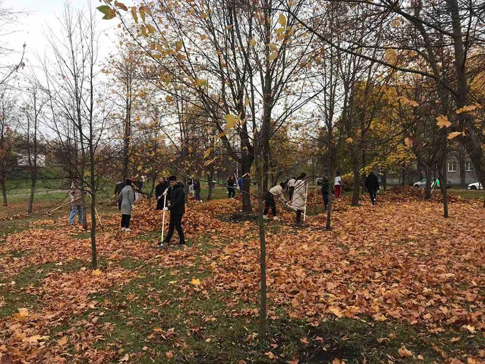 В рамках объявленного месячника по санитарной очистке и наведению порядка на территориях города