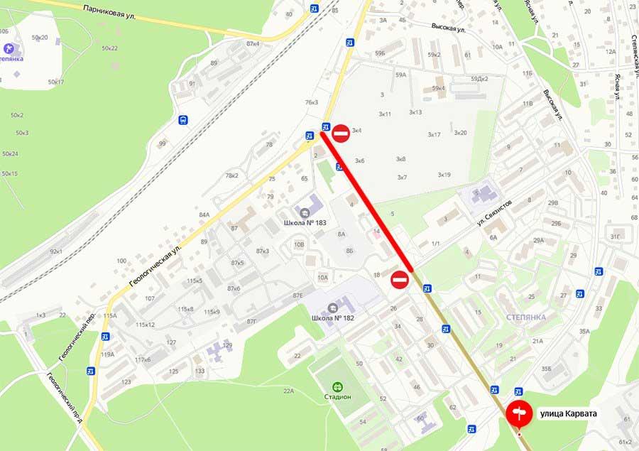 Участок ул. Карвата закроют на полгода. Как поедет городской транспорт