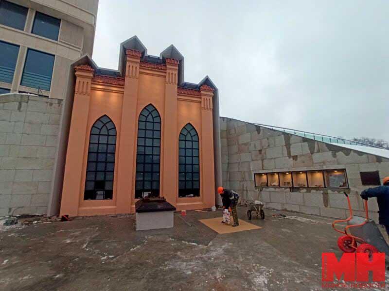 Фасад первой городской электростанции восстанавливают в Минске