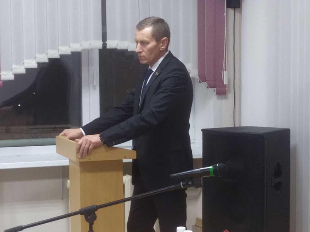 Встречу с населением провел глава администрации Партизанского района г. Минска Вороницкий Валерий Викторович в учреждении образования «Средняя школа 87 г.Минска»