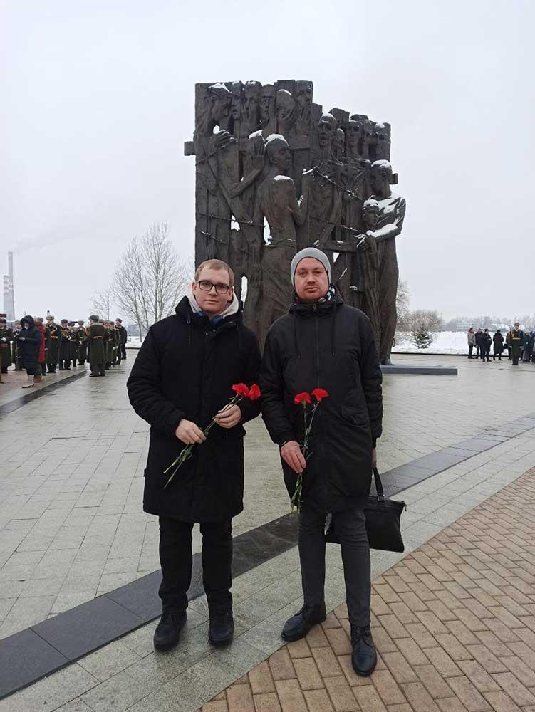 Представители Минского колледжа предпринимательства приняли участие в городском митинге-реквиеме в мемориальном комплексе «Тростенец»