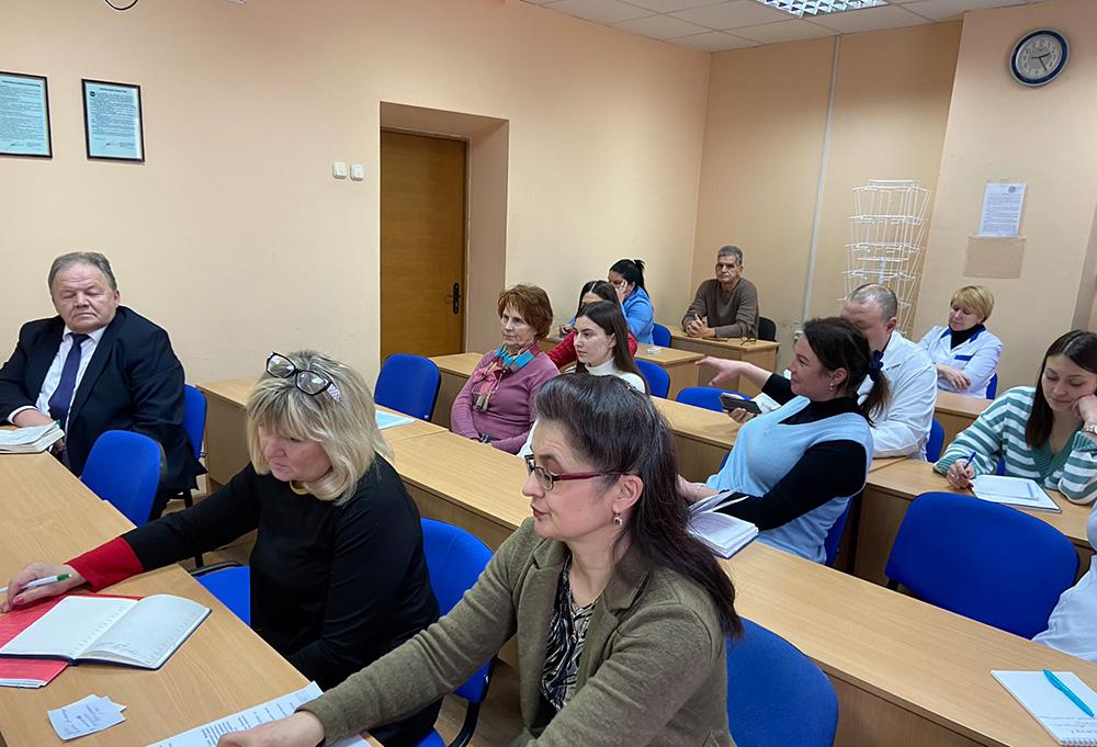 Правовое просвещение на тему "Защита трудовых прав работников: роль профсоюза" и правовой прием прошел в Партизанском районном г.Минска обьединении профсоюзов