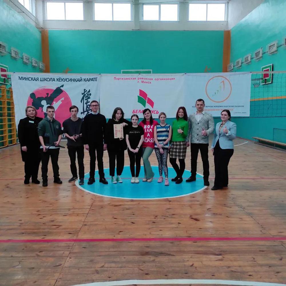 Команда Минского государственного колледжа технологий машиностроения демонстрировала командный дух в районном Конкурсе «Сила славян»