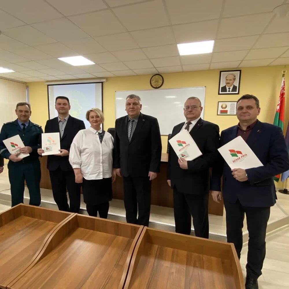 Ряды членов первичной организации РОО «Белая Русь» Транспортной инспекции Министерства транспорта и коммуникаций Республики Беларусь пополнились 21 февраля