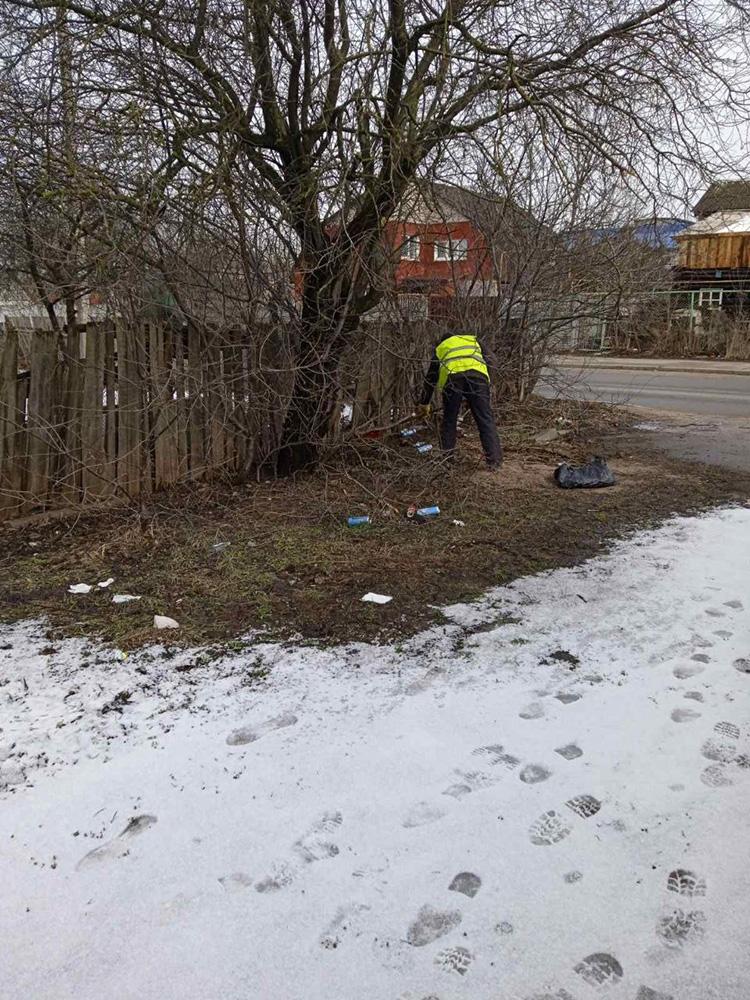 16 марта 2023г. УП "Зеленстрой Партизанского района г.Минска" провел санитарный день