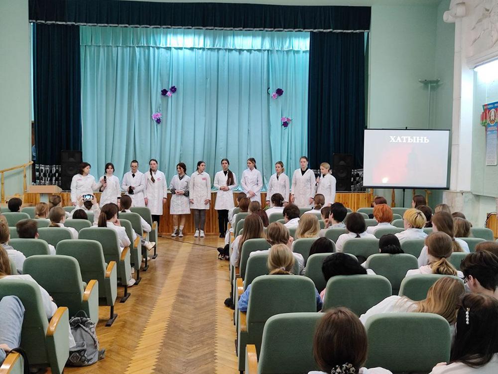 21 марта 2023 года в медицинском колледже прошла конференция «О чем звонят колокола Хатыни?»