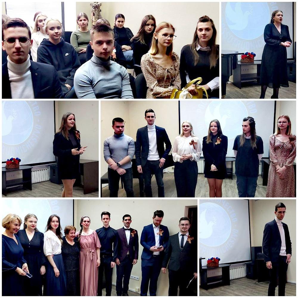Благотворительный концерт ветеранам войны и труда в преддверии Дня Победы подарили студенты академии музыки и учащиеся филиала БНТУ "Минский государственный архитектурно-строительный колледж"