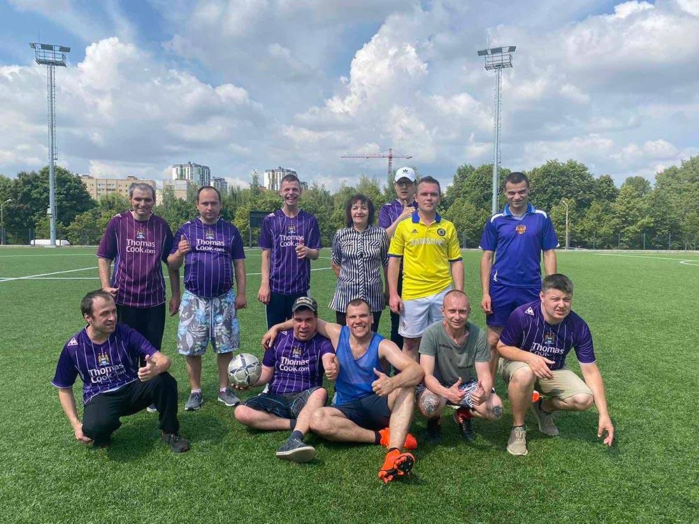 Дружеский футбольный матч