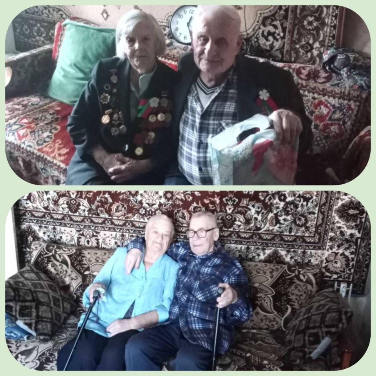 В соответствии с планом мероприятий ко Дню Пожилого человека специалисты ГУ ТЦСОН Партизанского района г.Минска поздравляют семейные пары, состоящие в браке более 60 лет.