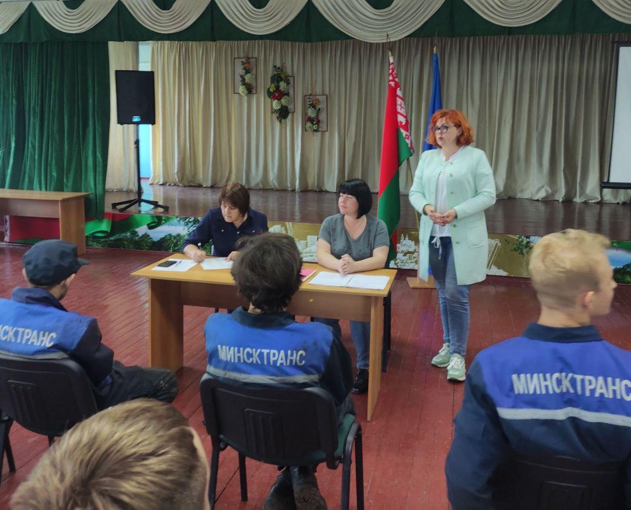 В филиале "Троллейбусный парк 5" состоялась встреча молодых специалистов с представителями первичных общественных организаций филиала.