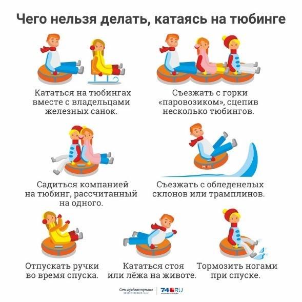 БЕЗОПАСНОЕ КАТАНИЕ НА ТЮБИНГАХ