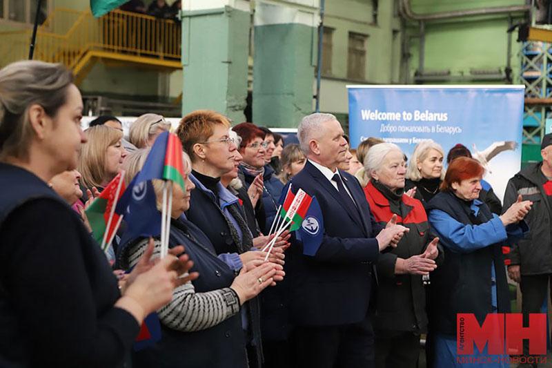 Патриотическая акция прошла на Минском электротехническом заводе